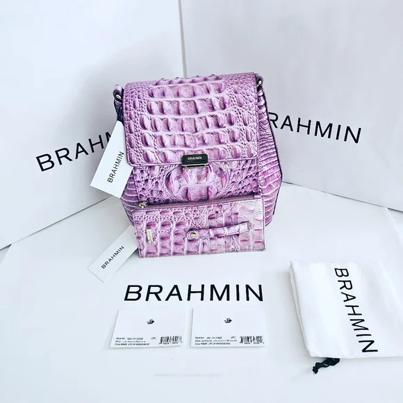 Brahmin | Bags | Nwt Brahmin Lilac Essence Margo W Credit 